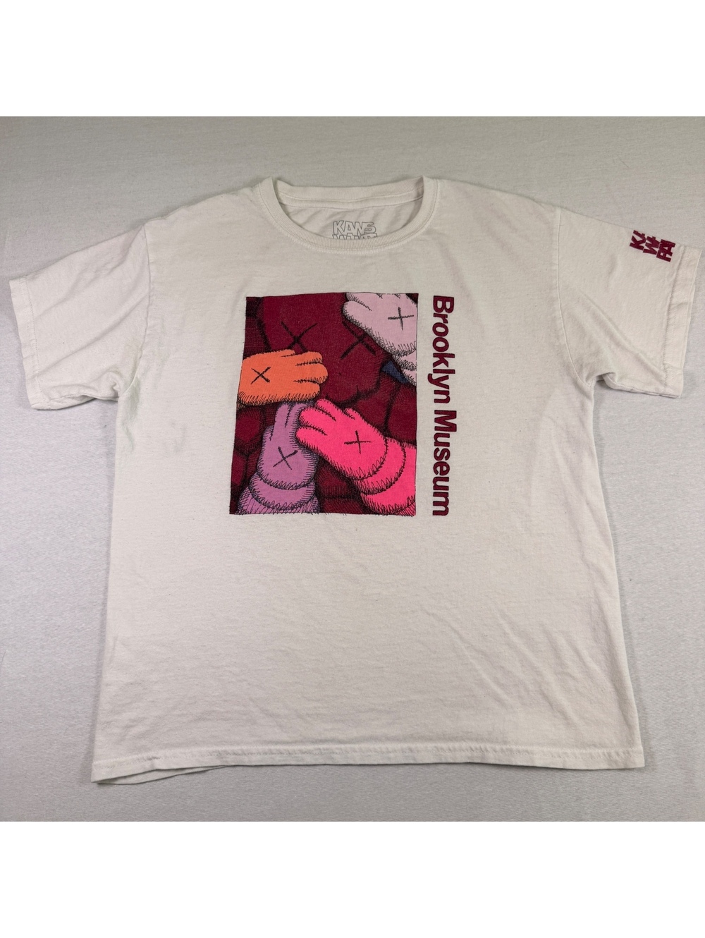 KAWS What Party Brooklyn Museum Tee White Boxy Fit Large